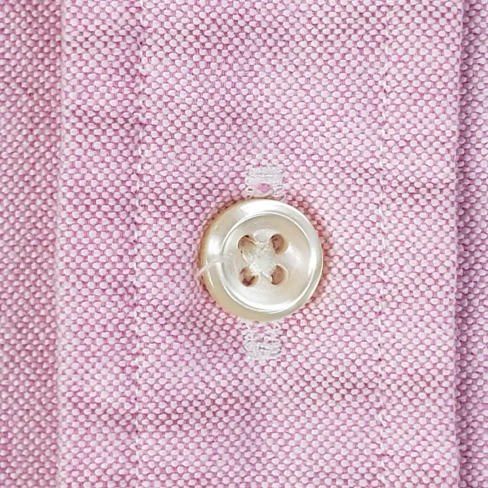 Polo Ralph Lauren Shirt Oxford Button Down Mens Size XXL SS Pink Solid